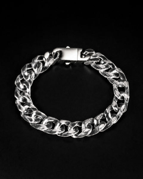 Classical Cuban Chain In Clear Quartz