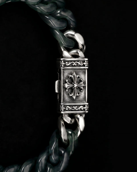 Classical Cuban Chain In Clear Quartz