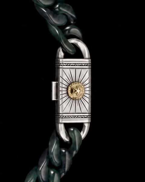 Classical Cuban Chain In Clear Quartz