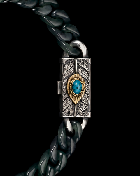 Classical Cuban Chain In Clear Quartz