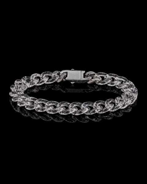 Classical Cuban Chain In Clear Quartz